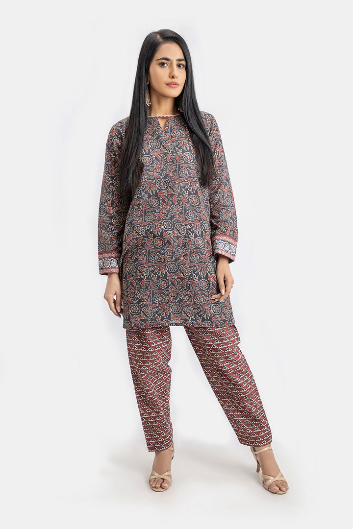 Grey | Unstitched | Khaddar | 2pcs