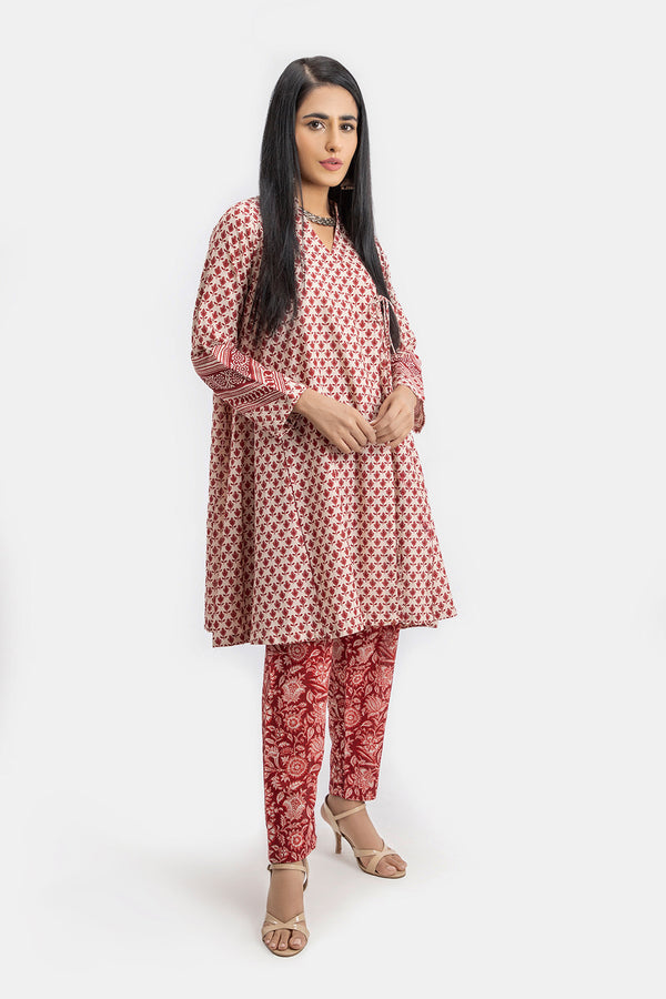 2pcs | Unstitched | Printed 