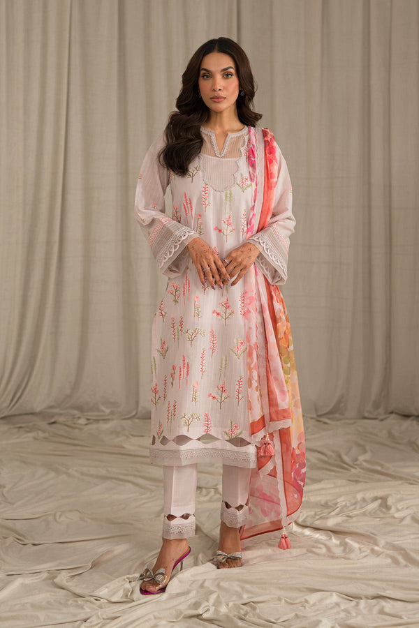 Textured Lawn 3 Piece (Embroidered)