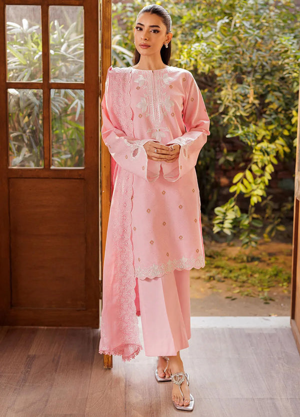 RajBari Amari Embroidered Lawn Jacquard Unstitched 3Pc Suit D-06