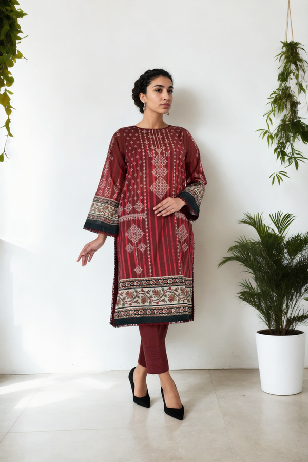 Printed Lawn 2pc (S+T)