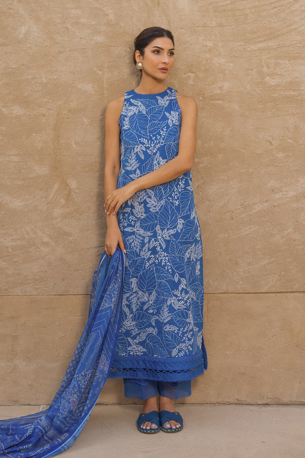 Slub Lawn 3 Piece (Embroidered)