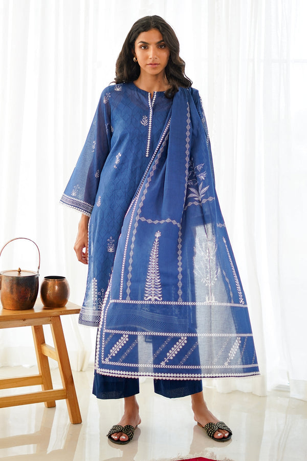 Printed Lawn 3 Piece